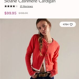Free People Cashmere Cardigan